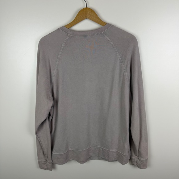 Standard James Perse Pullover Sweatshirt Size 3 Large Gray Lounge Comfy Casual - Picture 3 of 11